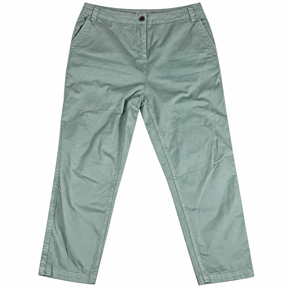 Boden Women's Chino Sage Green Pants Us 14 R Dress Pants Plus